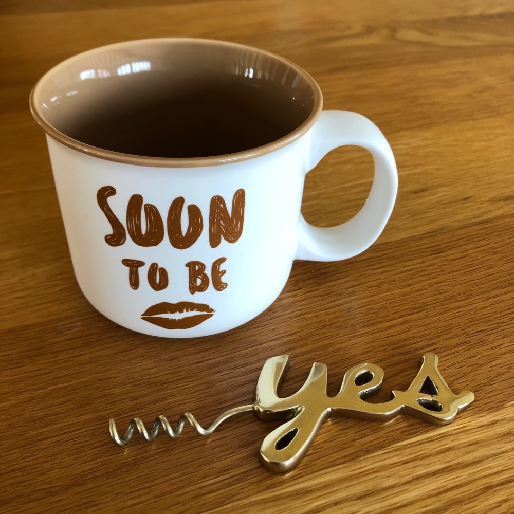 Bride Engagement Mug and Corkscrew Gift